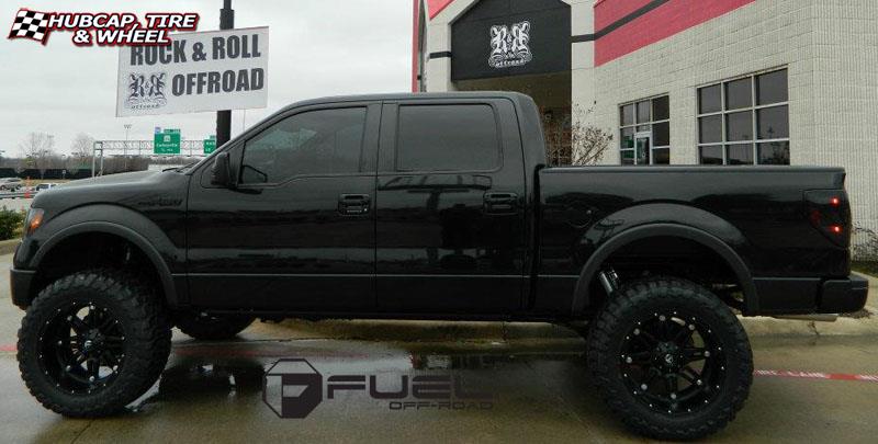 vehicle gallery/ford f 150 fuel hostage d531 0X0  Matte Black wheels and rims